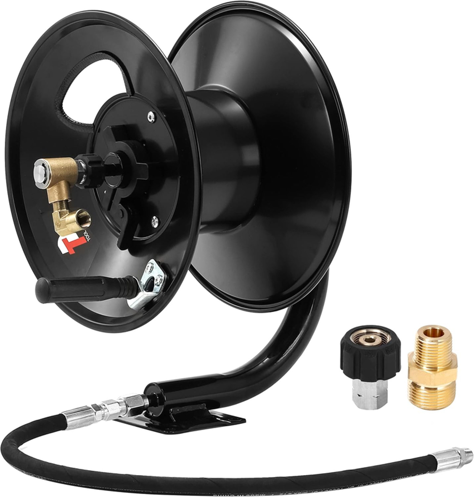 Pressure Washer Hose Reel 100FT x 3/8″ / 150FT x 1/4″ for Water | Heavy Duty