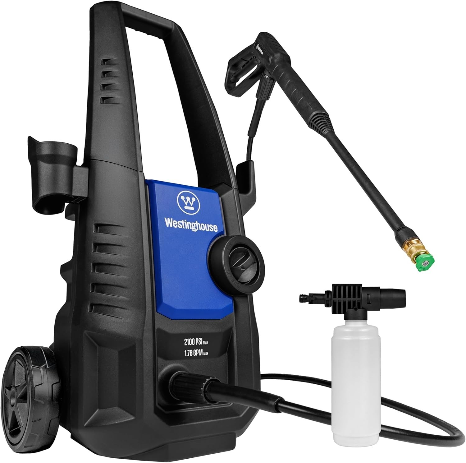 Westinghouse ePX3050 Electric Pressure Washer: 2100 PSI, 1.76 GPM, Foam Cannon