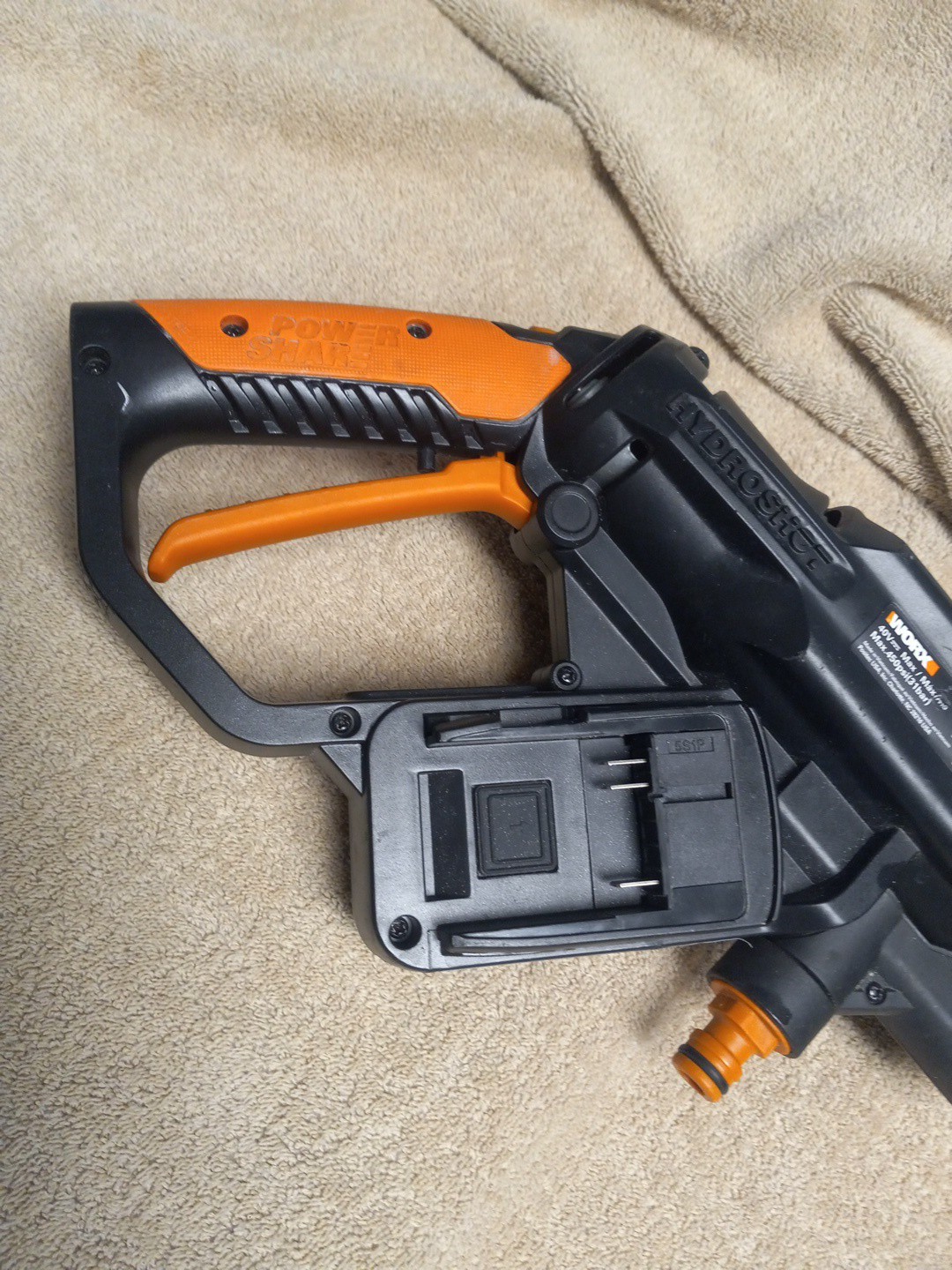 WORX HydroShot 40V Cordless Power Cleaner (WG644) With Hose NO BATTERIES