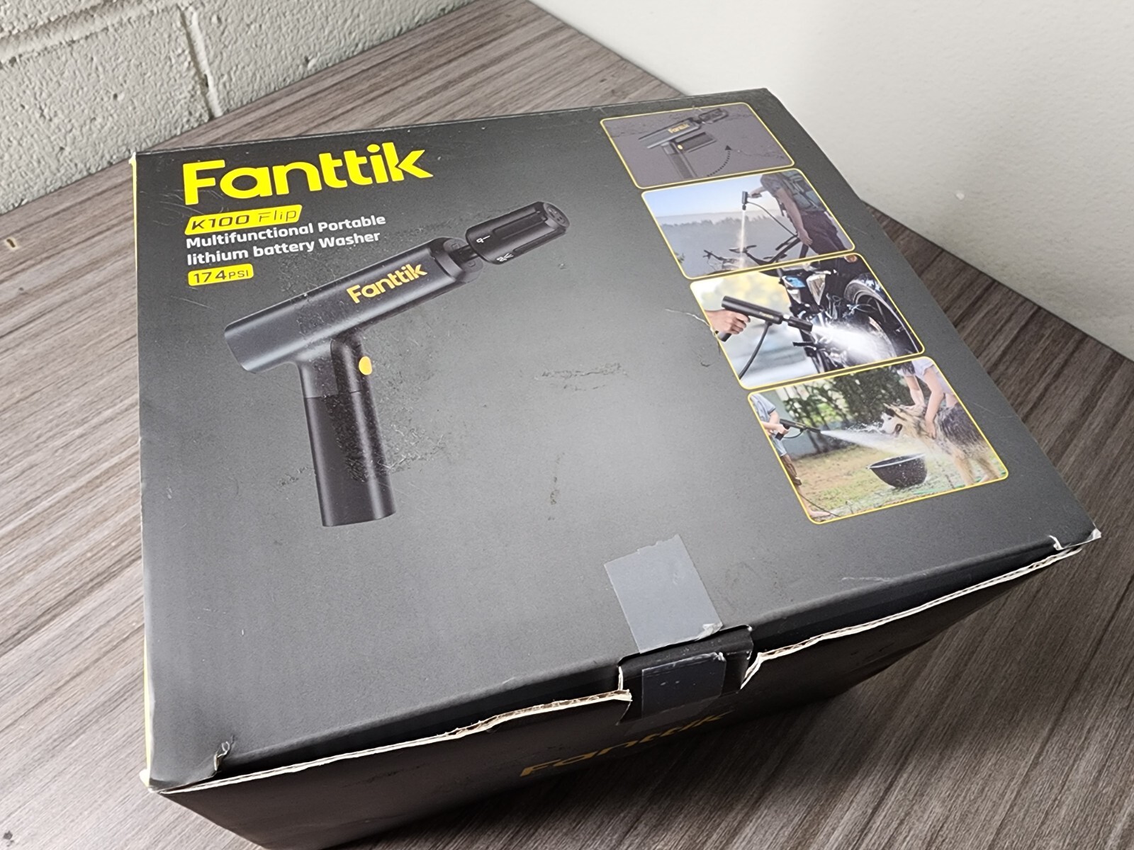 Fanttik K100 Flip Cordless Portable Sprayer Foldable 5-in-1 Nozzle 174 PSI