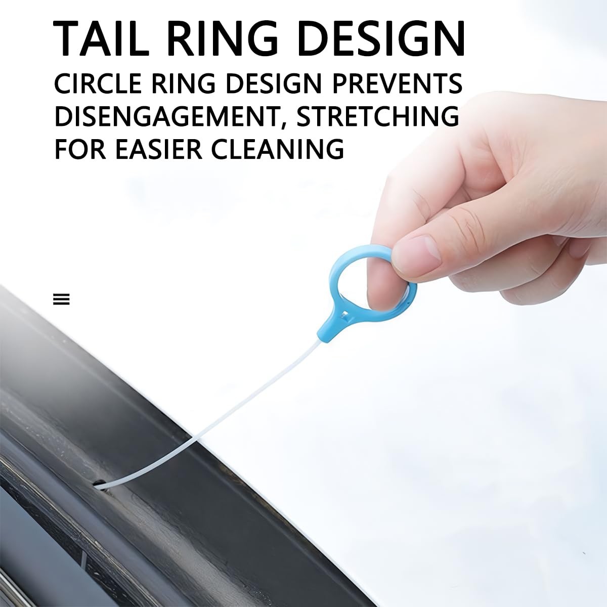 Bittwee Auto Sunroof Drain Cleaning Tool, Dredging Slim 16.4ft, 16.4ft