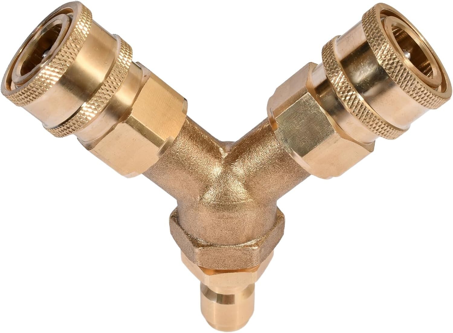 Pressure Washer Tee 3/8″ Fitting Splitter Coupler Quick Connect Power Washer