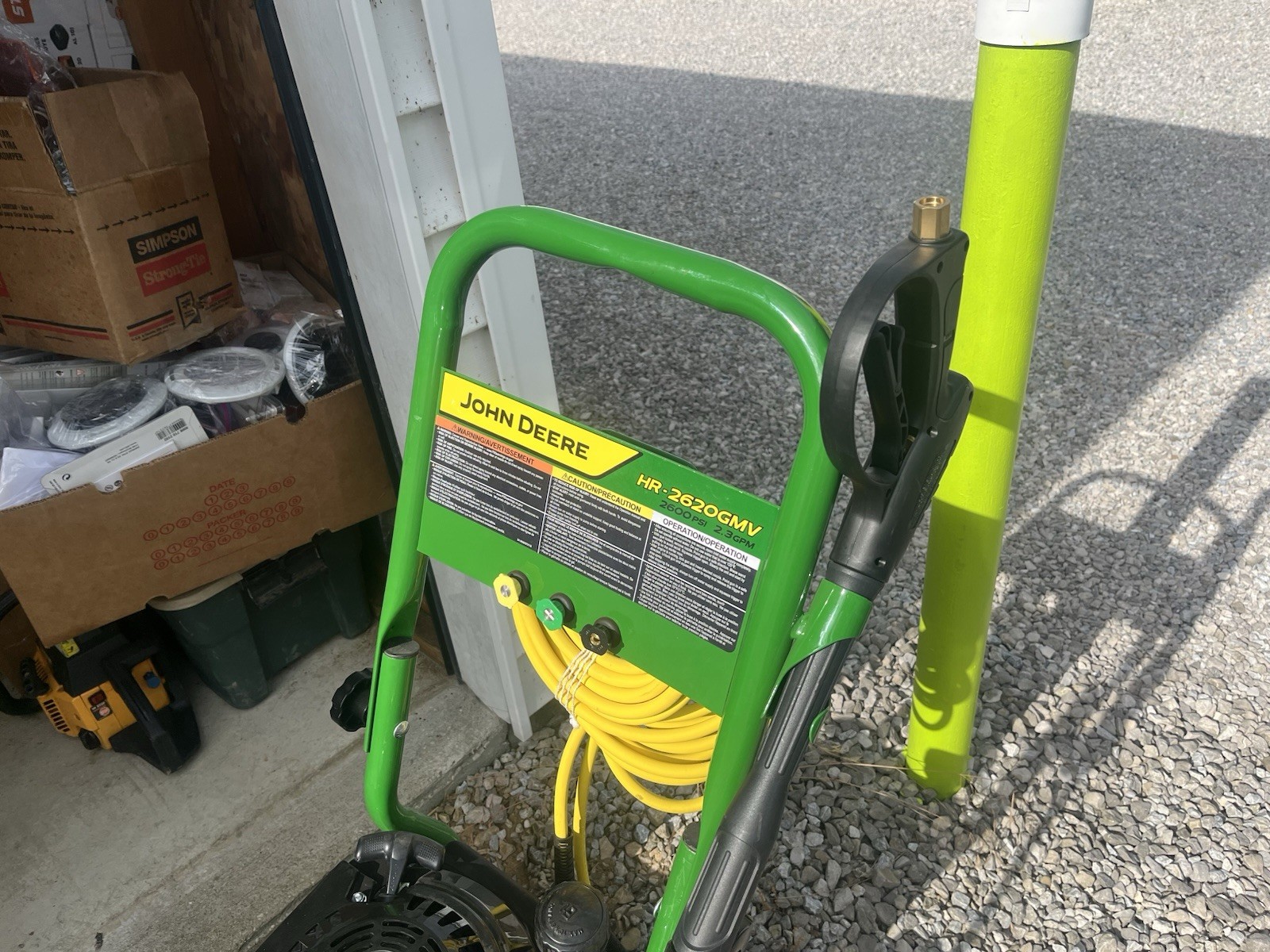 John Deere 3200 PSI Pressure Washer: GHV-2620 Never Seen Fuel New