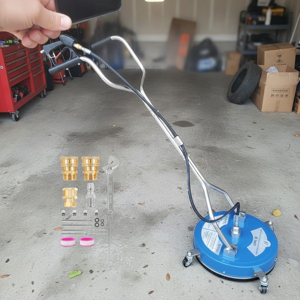 18” Professional Pressure Washer Surface Cleaner – Ultimate Outdoor Cleaning