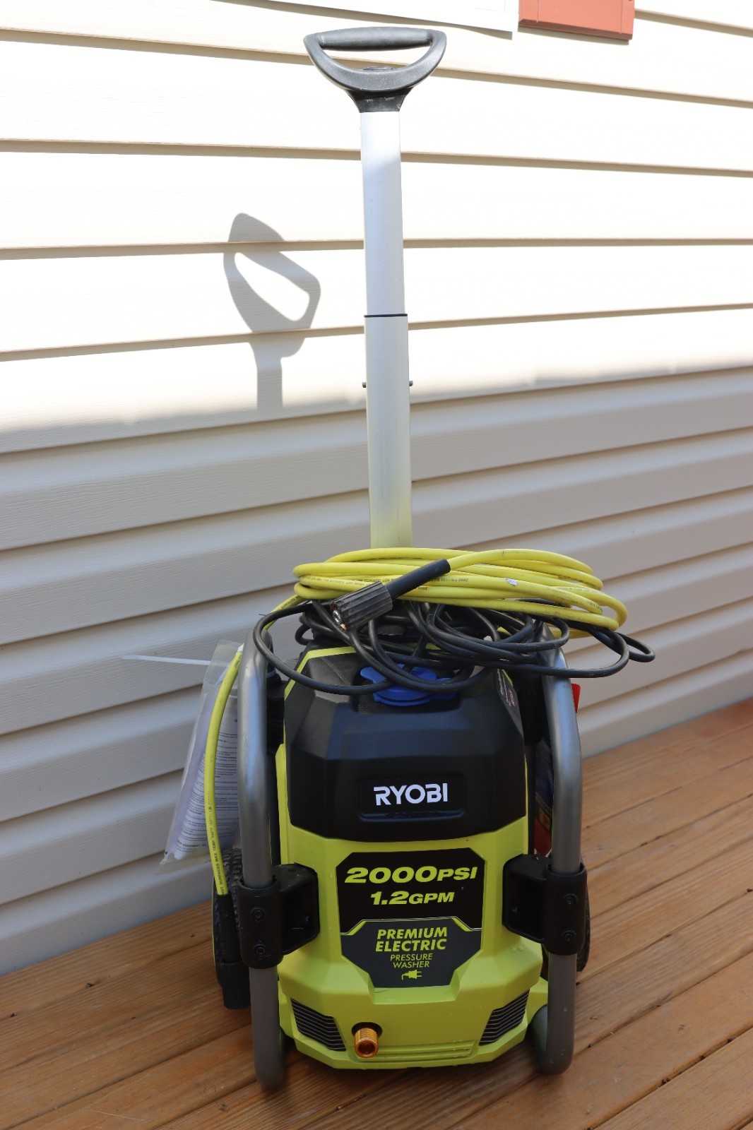Ryobi RY142022VNM RYOBI 2000 PSI 1.2 GPM Cold Water Corded Pressure Washer
