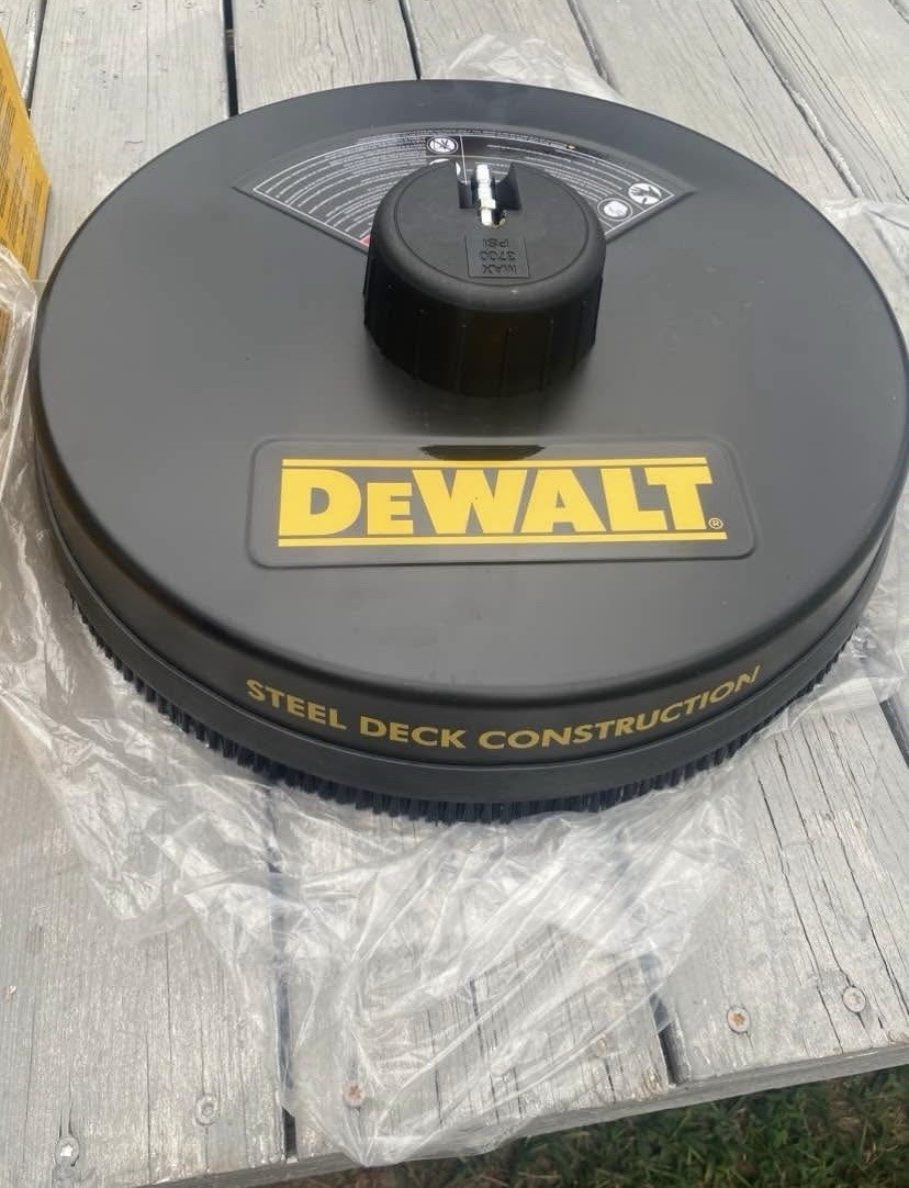 DEWALT 18″ 3700 PSI Surface Cleaner, Black Steel Deck DXPA37SC
