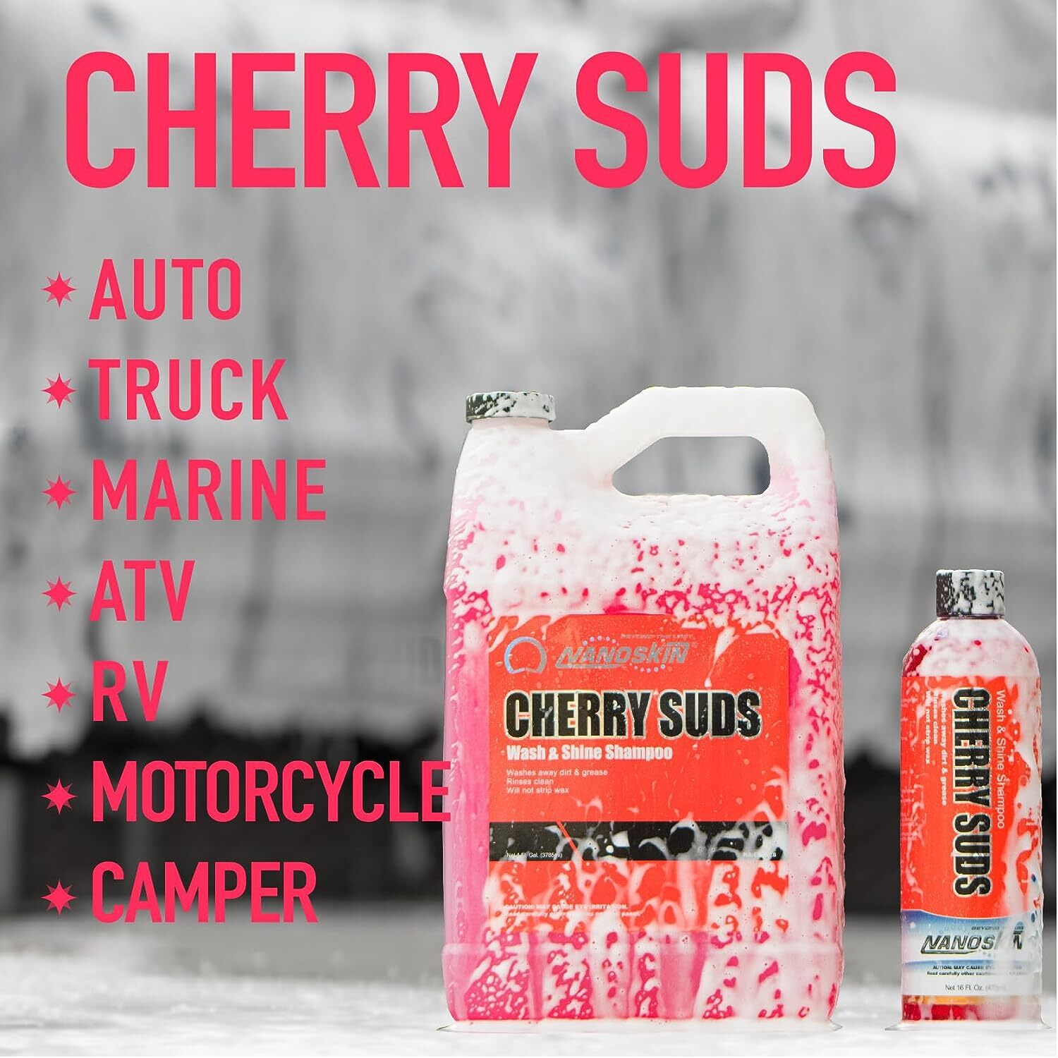 Car Wash Soap Shampoo Concentrated Foam Auto Detailing Cleaner 5 Gallon