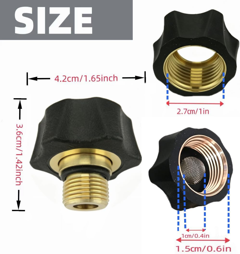 7112362 Water Inlet Fitting for Simpson Pressure Washer Pump Parts Compatible, F