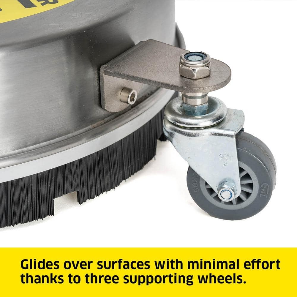 Karcher 15 in. Metal Surface Cleaner, 4000 PSI Max w/ 2 Extension Wands