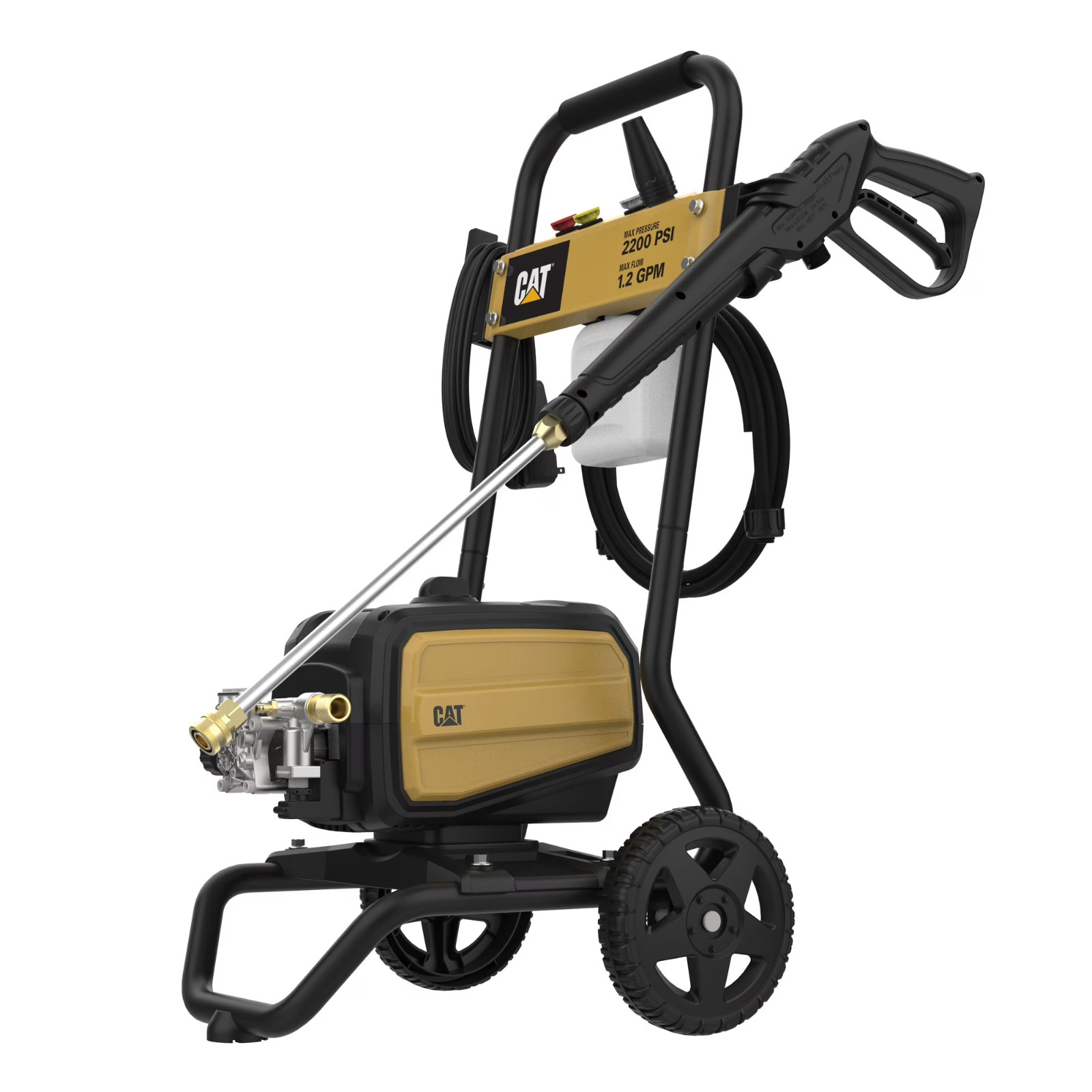 CAT 2200 PSI Electric Pressure Washer 1.2 GPM 13-Amp Motor Turbo Nozzle Foam Gun