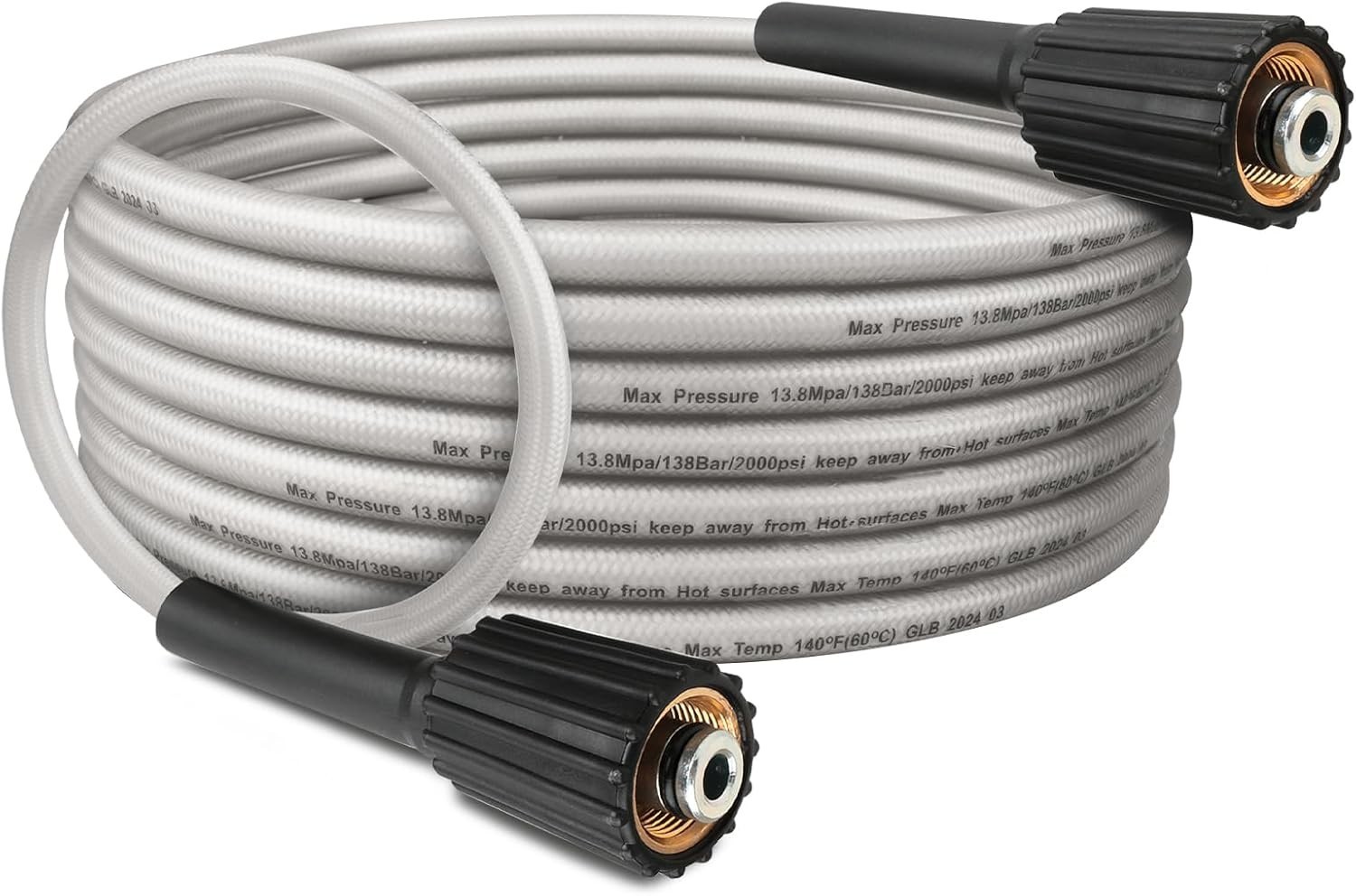 Replacement 20 Ft Pressure Washer Hose for Ryobi – 2000 PSI Durable Design