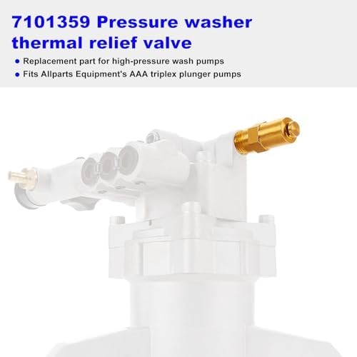 7101359 Pressure Washer Thermal Relief Valve – 1/4 MPT Cleaning Thermal Relief V