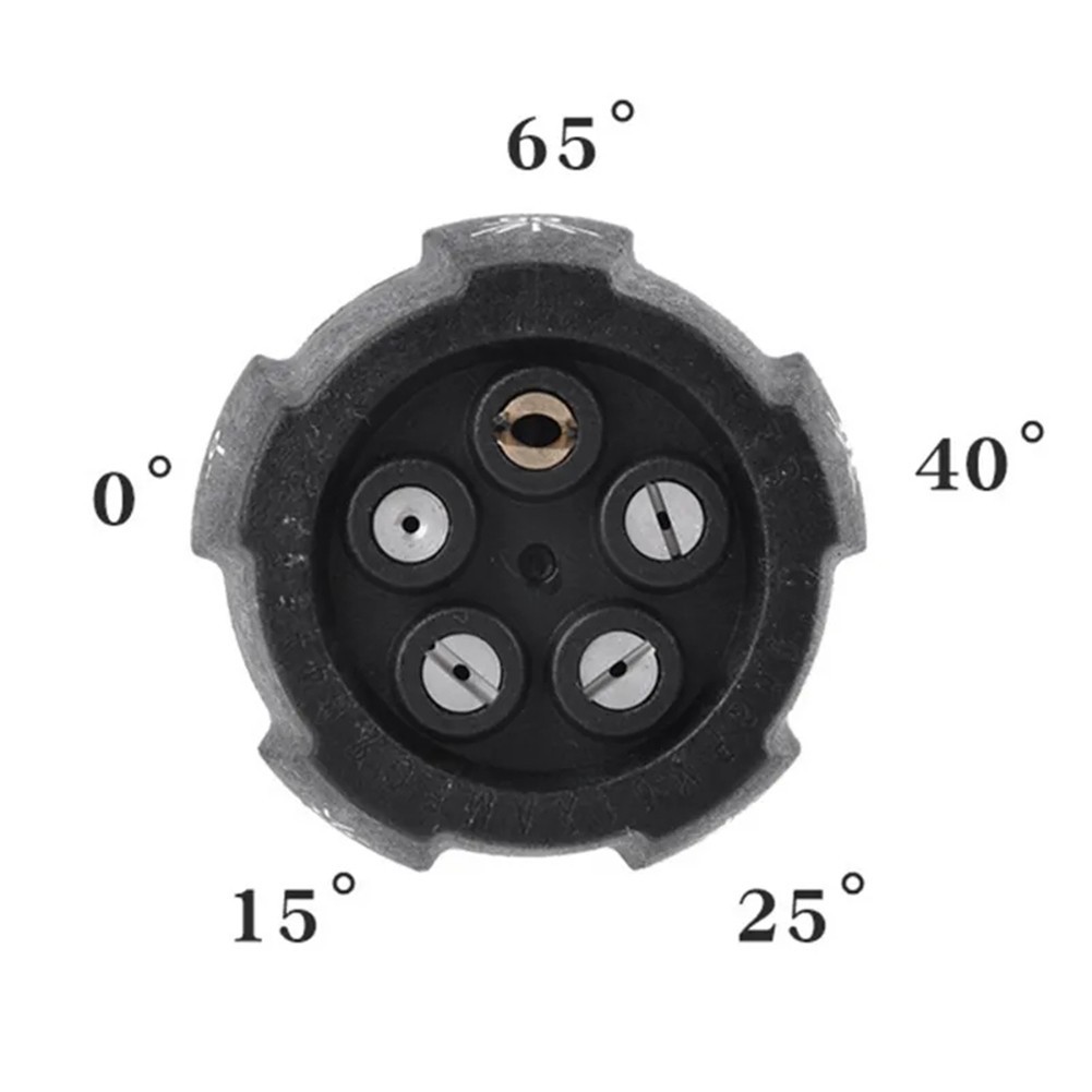 Nozzle Pressure Washer 0/15/25/40/65 Degrees 1/4in Quick Connector 5 In 1