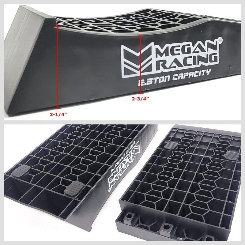 Detachable Low Profile Car Ramps Heavy Duty Plastic Composite 5000LB Capacity US