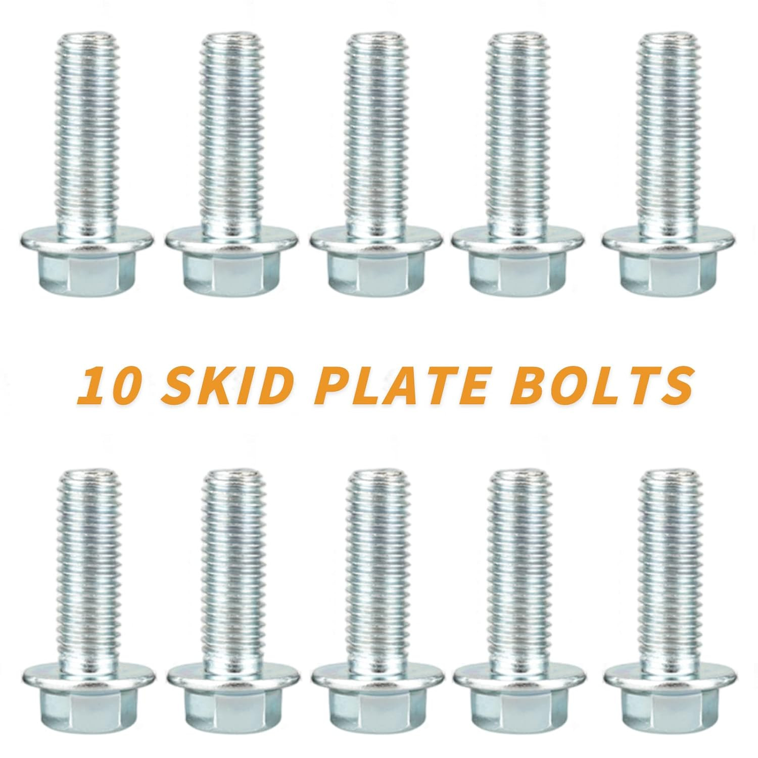 20 Piece Set UTV Skid Plate Washer and Bolt Kit Compatible with Polaris RZR 570