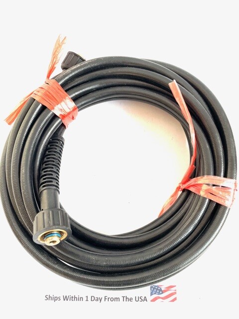 3000 PSI MAX Pressure Washer Hose 25FT x 1/4 Inch, M22 14MM