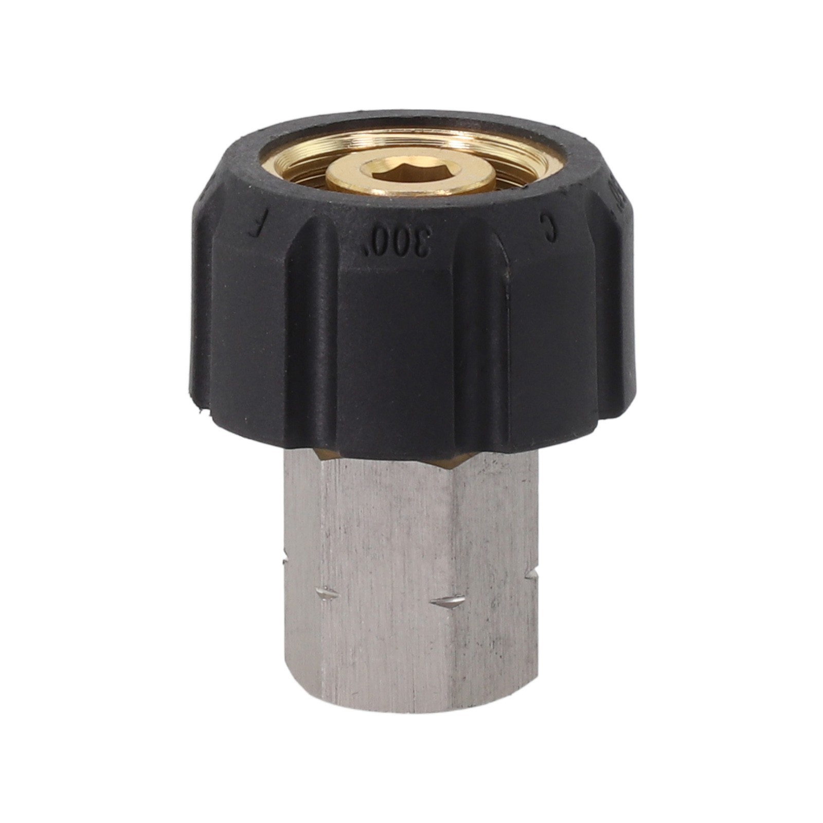 Stainless Steel Fitting for Pressure Cleaner M22 1415mm Female to 3/8 Female