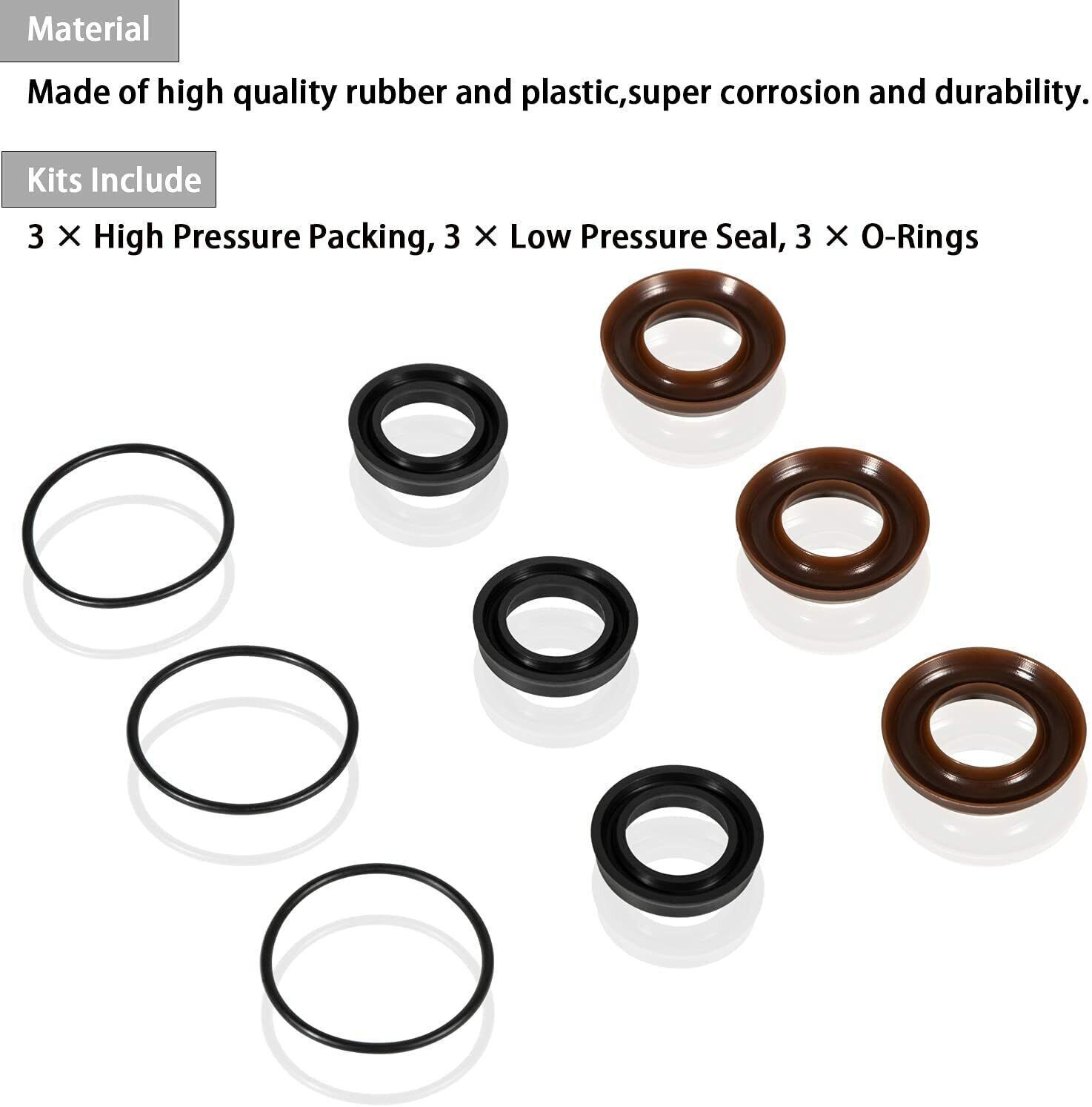 AR1857 18mm XR Seal Repair Kit for Annovi Reverberi Pump RK RKA RKV XRC XRA