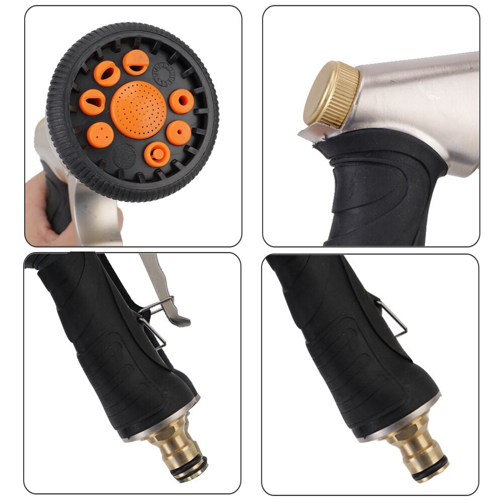 Garden Watering Sprinkle Rotary Water Spray Gun Car Washer Irrigation Tool