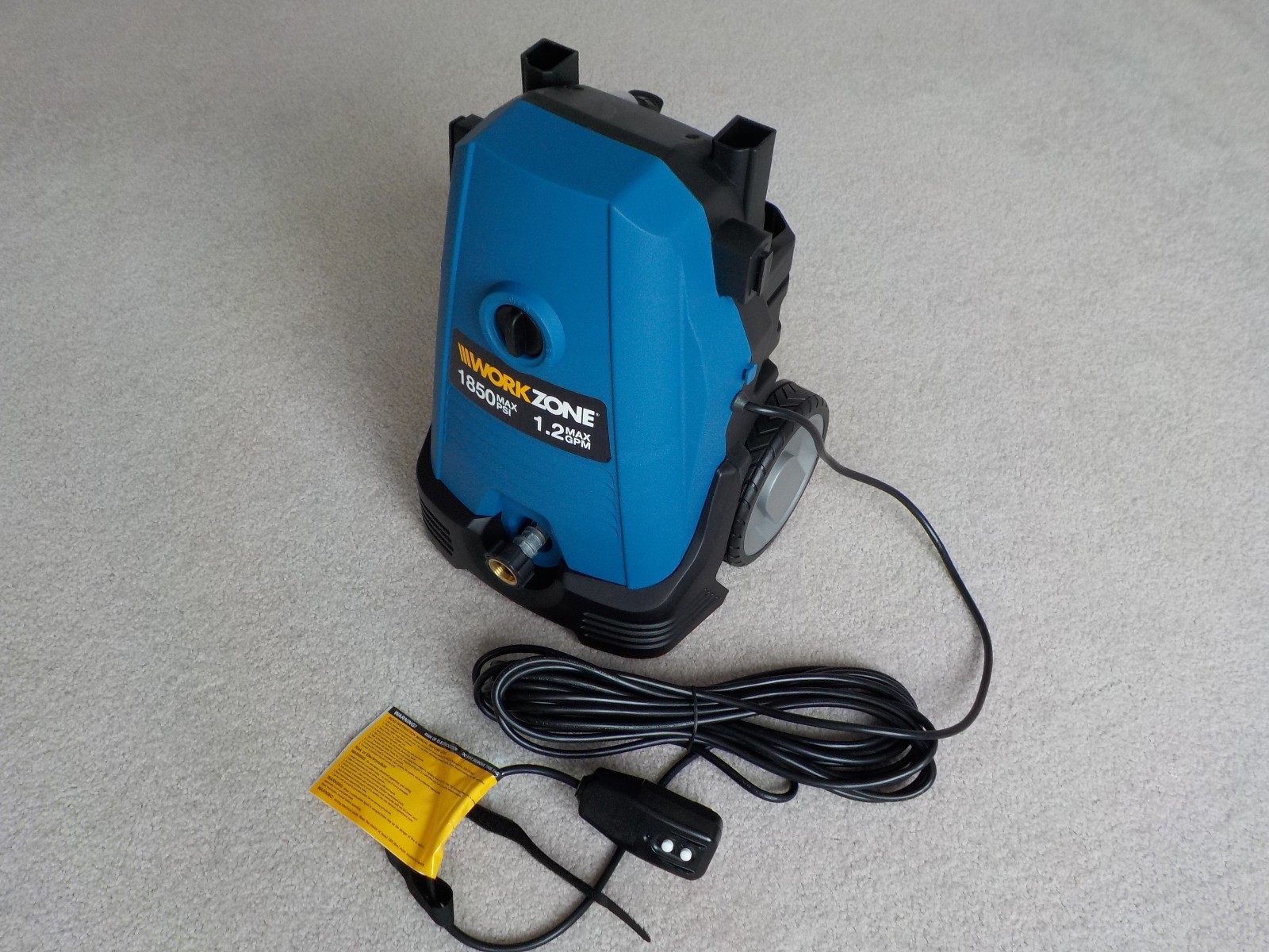Original WORK ZONE Pressure Washer Model WZ1850 Blue Brand New w/ Box !!!