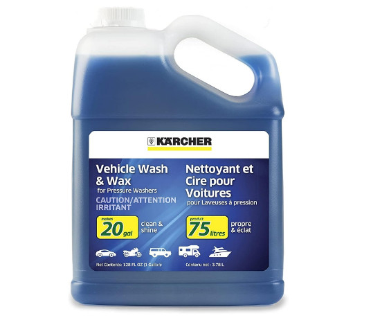 Car Wash Wax Clean Shine Pressure Washer Vehicle Cleaner Detergent Soap 1 Gallon