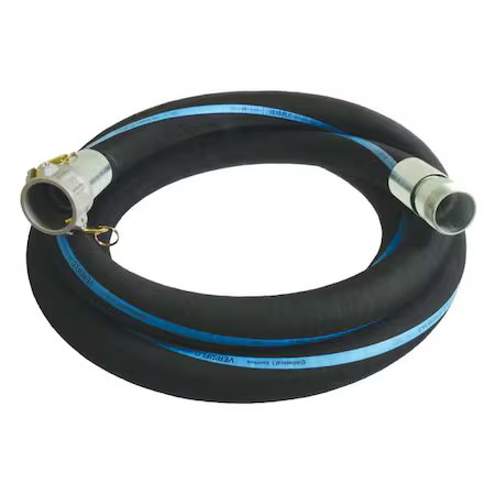 Continental Rsg300-25Cn-G Water Hose, 3″ Id X 25 Ft., Black