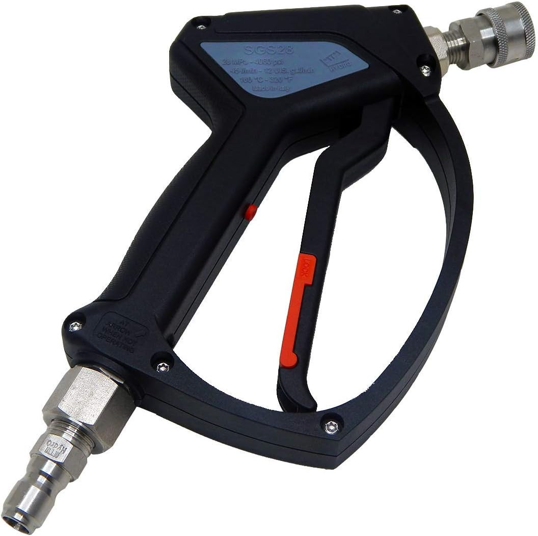 MTM Hydro SGS28 Pressure Washer Trigger Gun -Stainless Steel Connection Fittings