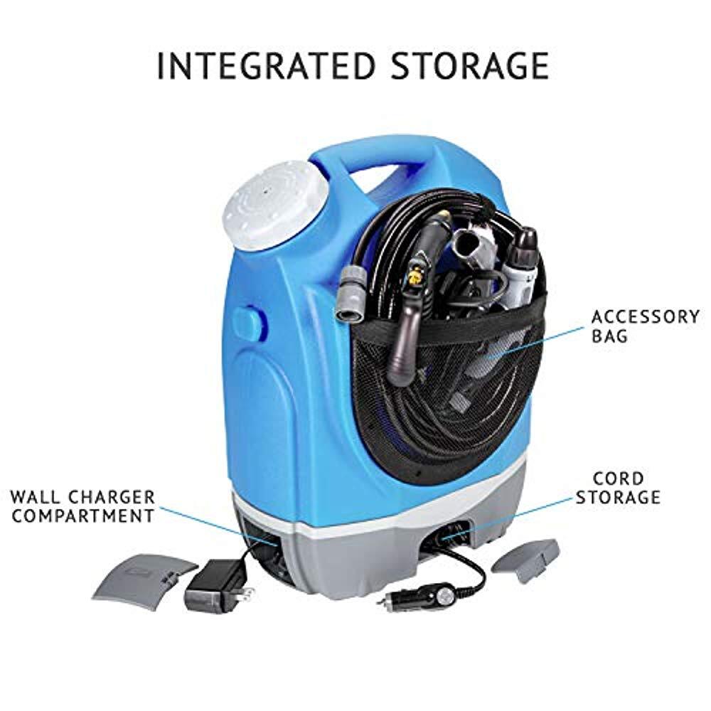 Ivation Multipurpose Portable Spray Washer w/Water Tank