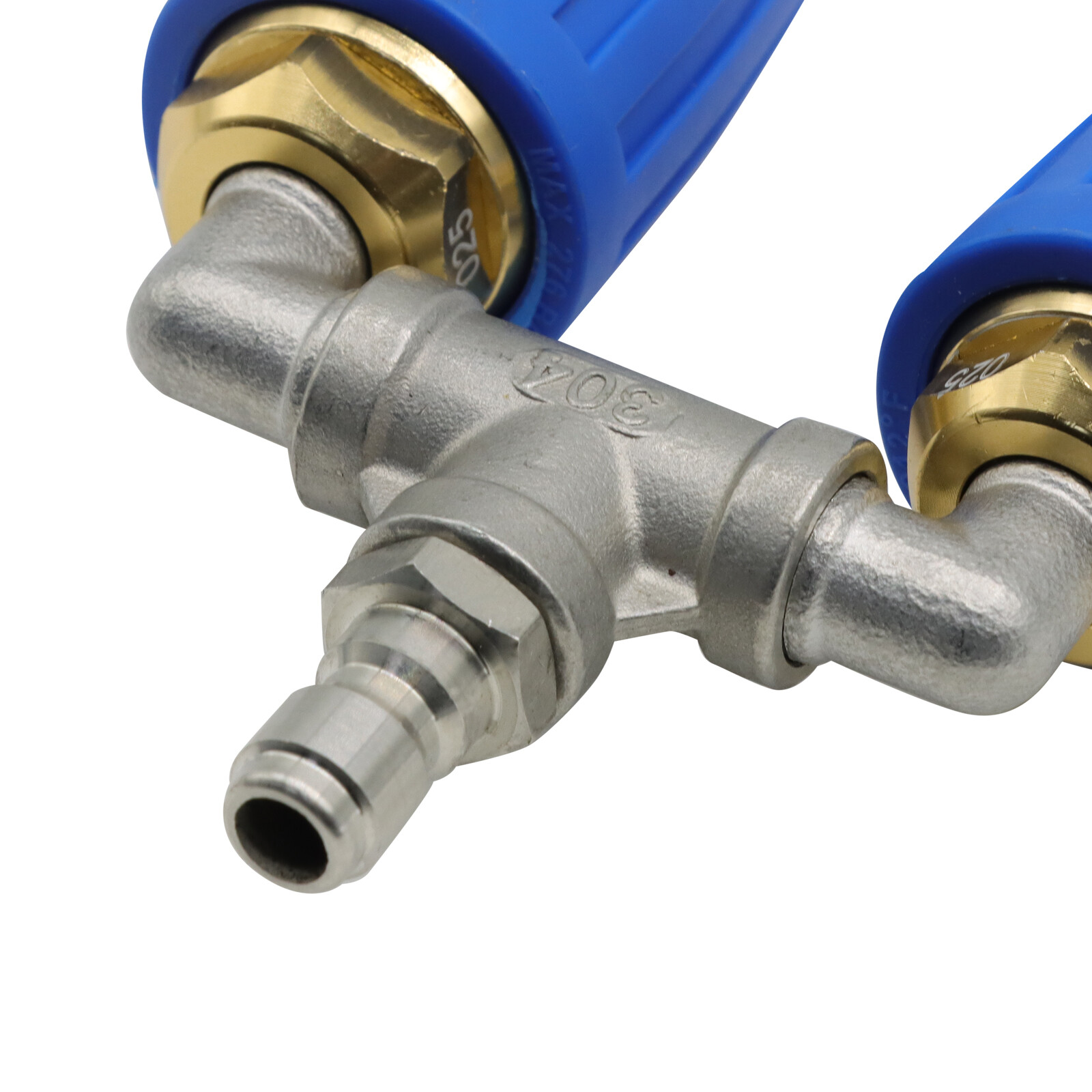 High-Pressure Washer Rotating Dual Turbo Nozzle Spray Tip 1/4″ 4000PSI 4-6GPM US