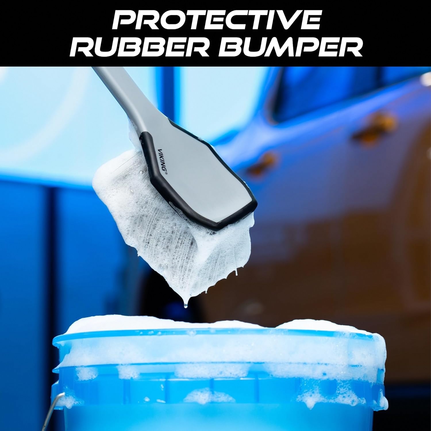 VIKING Car Wash Brush Wheel Fender Brush Tire Cleaner 16.5 Inch