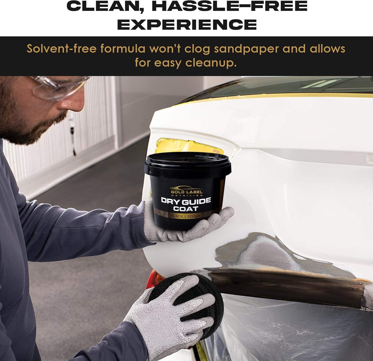 Dry Black Guide Coat, 7 Ounces (200 Grams) Excellent for Finding Defects in…