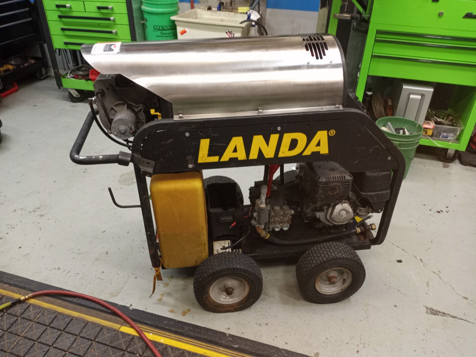 Landa heated pressure washer refurbished
