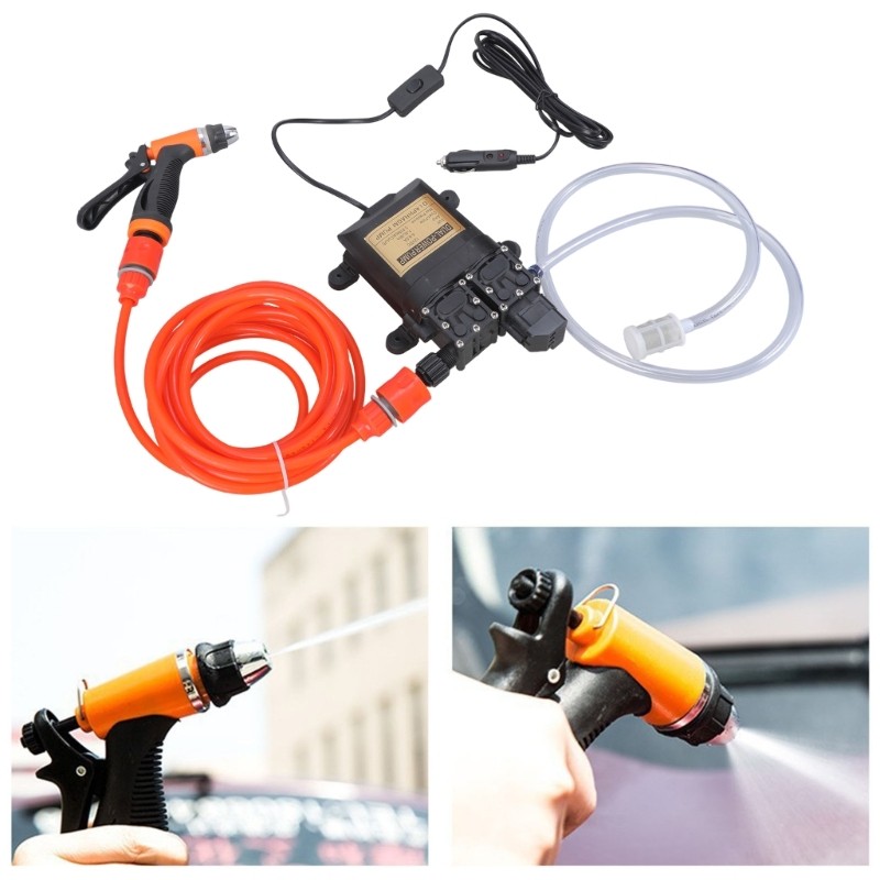 12V Double Pump Wash Equipment for Convenient Use by Car Owners Outdoor Traveler