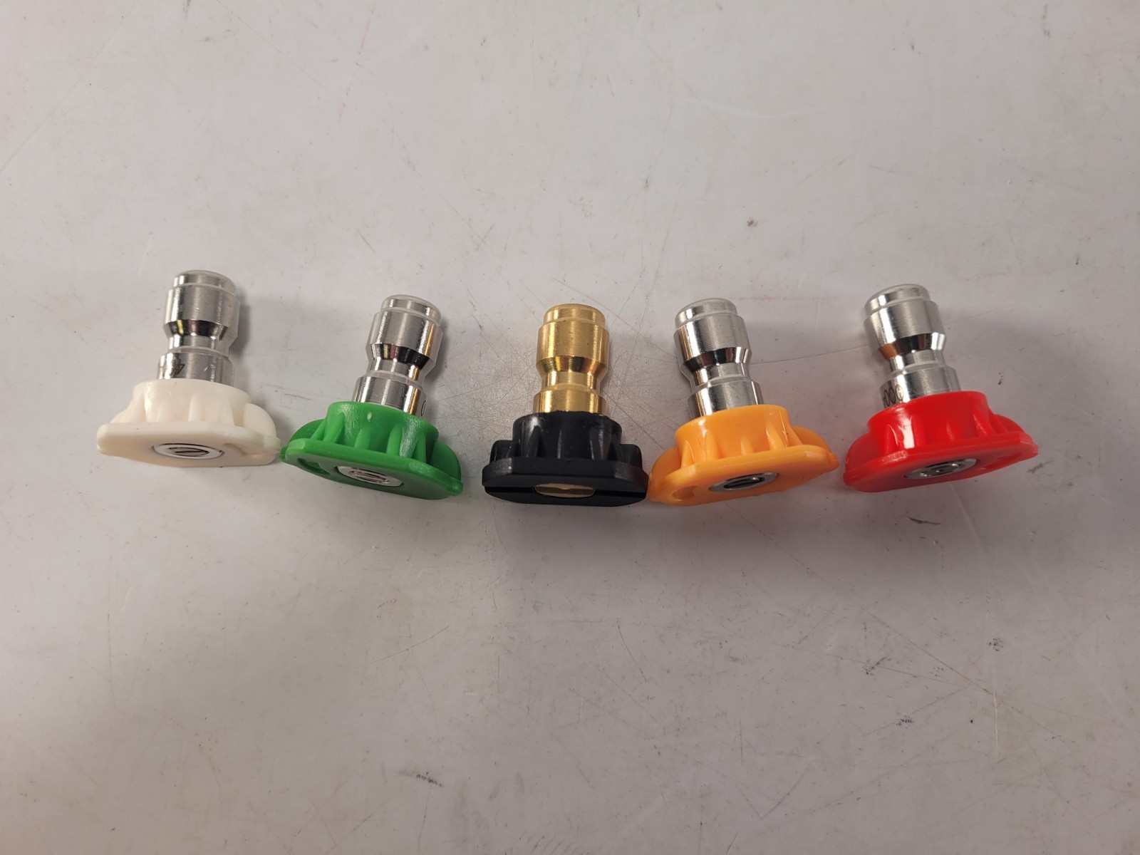 Pressure Washer Tips, Set of 5 Pressure Washer Nozzle Tips, 1/4″ Quick Connect