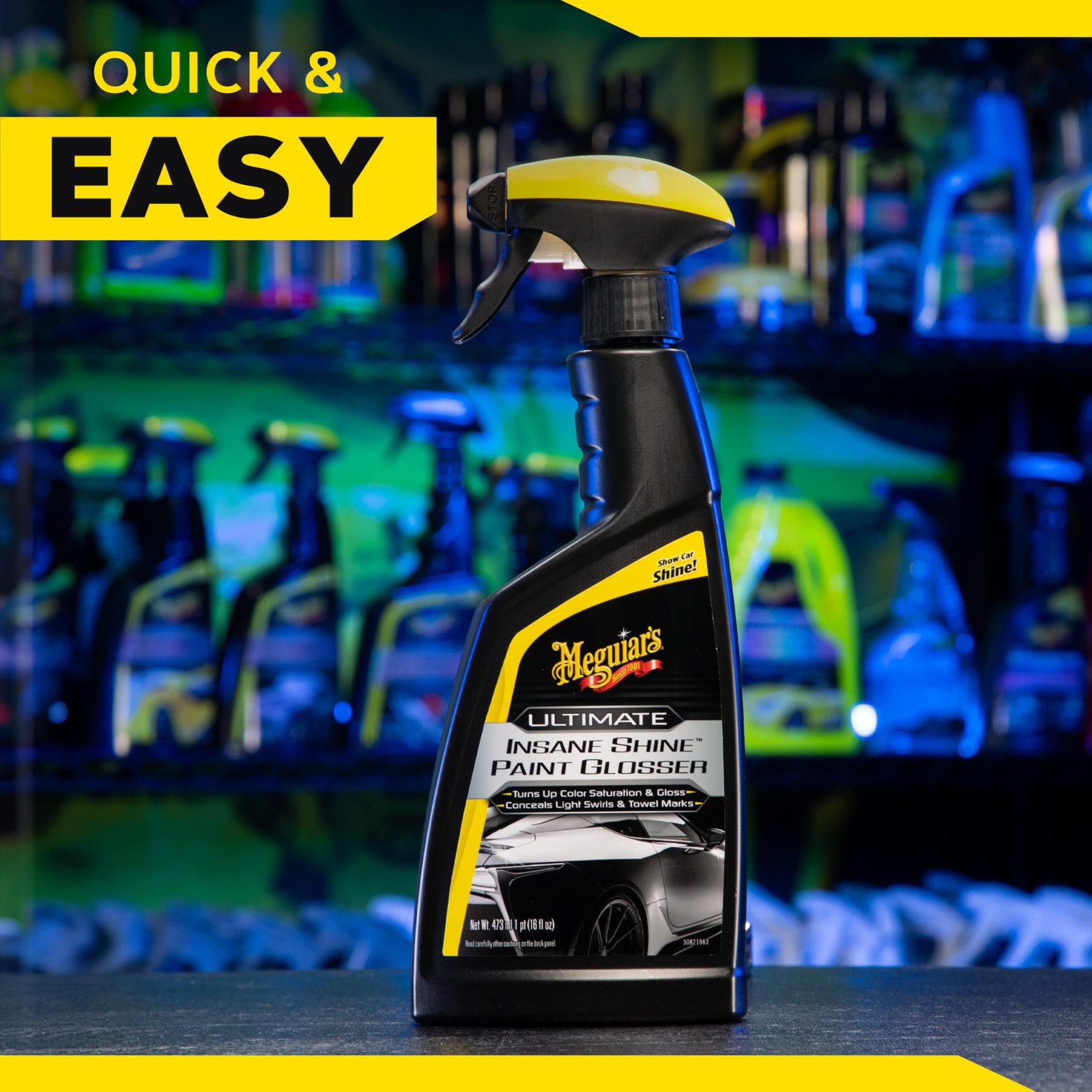 Meguiar’s Ultimate Insane Shine Paint 16 Fl Oz (Pack of 1), Glosser