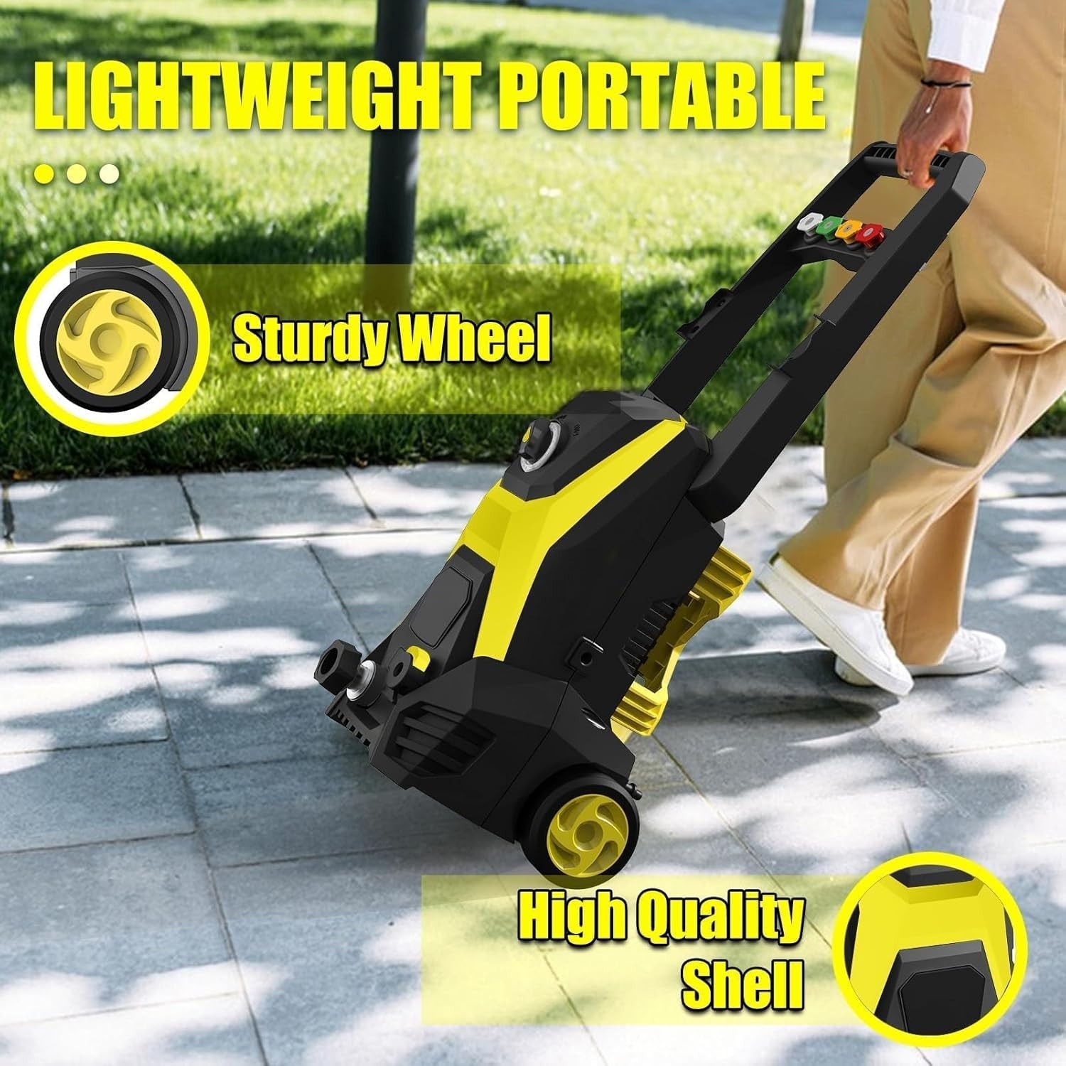 Electric Pressure Washer 4800 PSI 3.0 GPM Electric Power Washer with 4 Nozzles