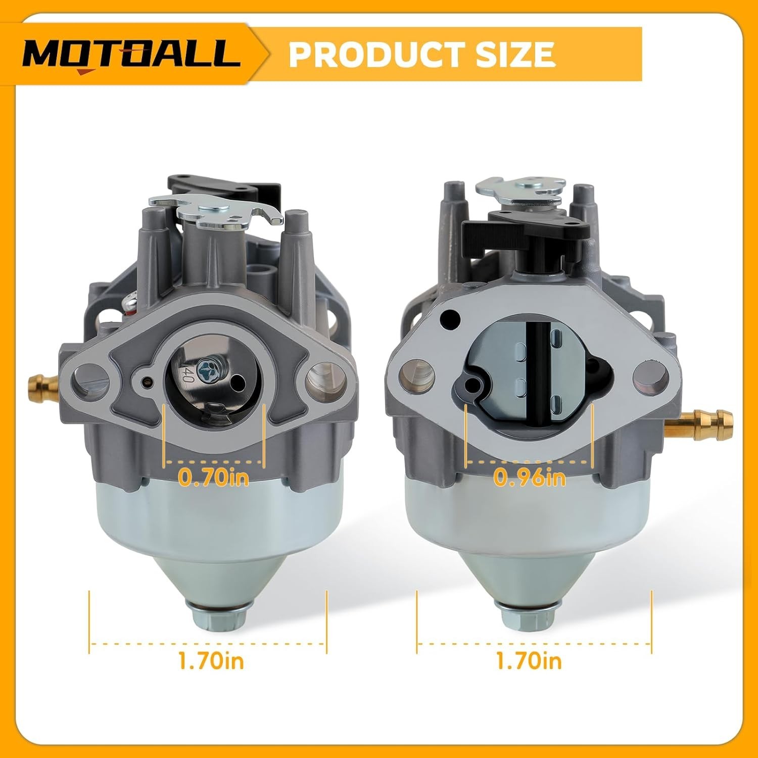 Carburetor Replacement for Honda GCV160 GCV160LA1 Pressure Washer 2800psi 3100ps