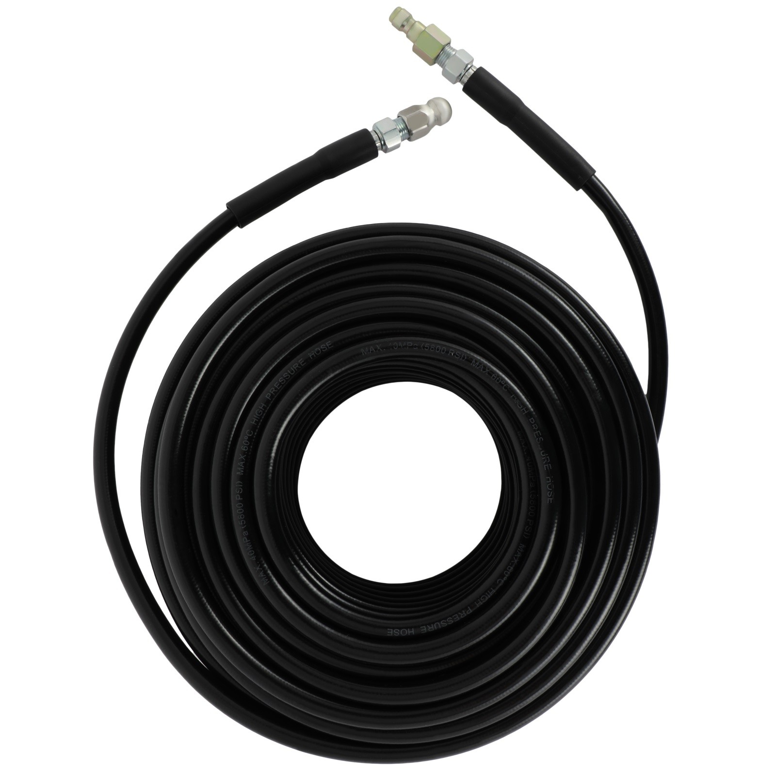 100FT Sewer Jetter Kit for Pressure Washer Hose 5800PSI 1/4 Inch