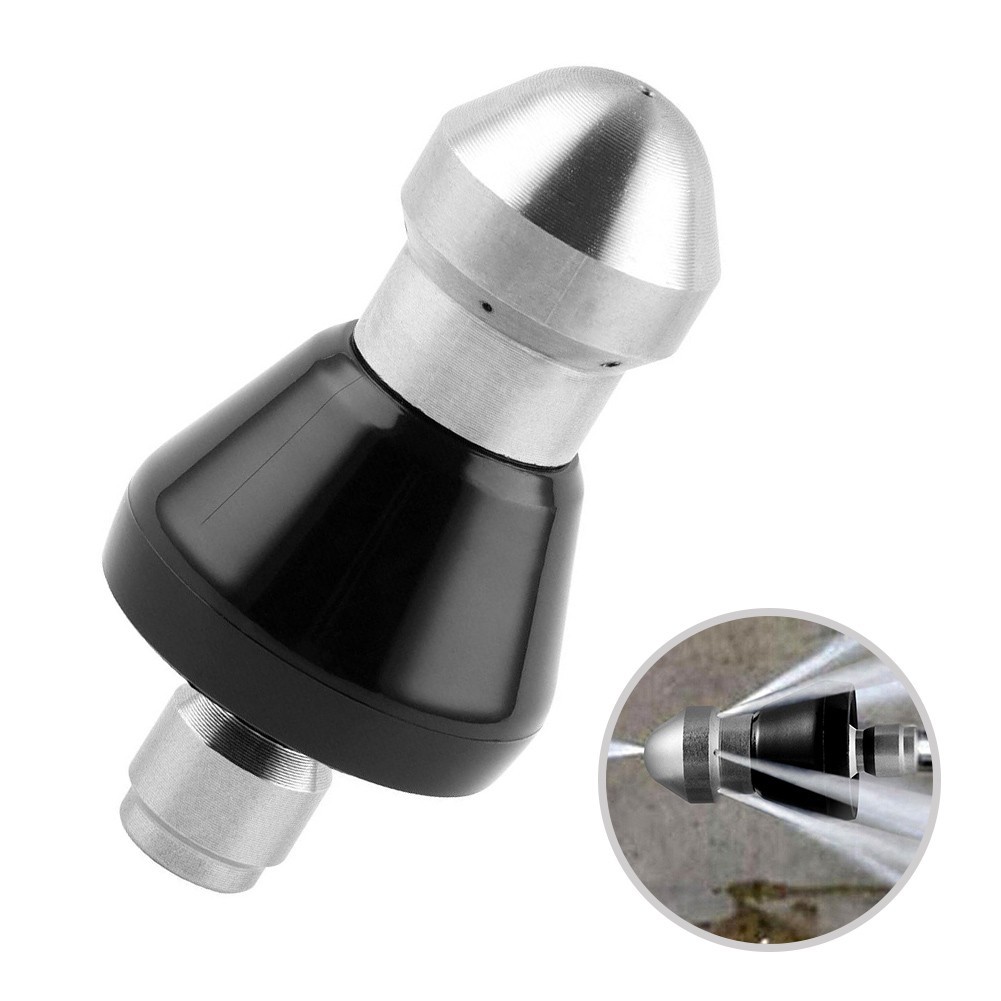 Stainless Steel+Plastic Six Hole Design Highpressure Sewer Pipe Cleaner