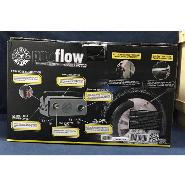 Chemical Guys ProFlow PM2000 2030 PSI 1.77 GPM Compact w/ Gun Hose EQP408
