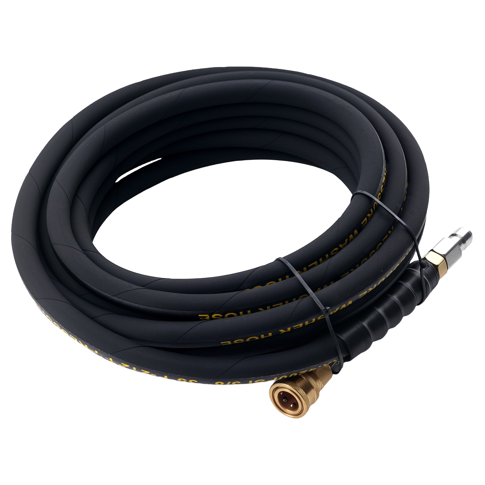 25FT 4200 PSI High Pressure Power Washer Hose 3/8″ Quick Connect with Adapter