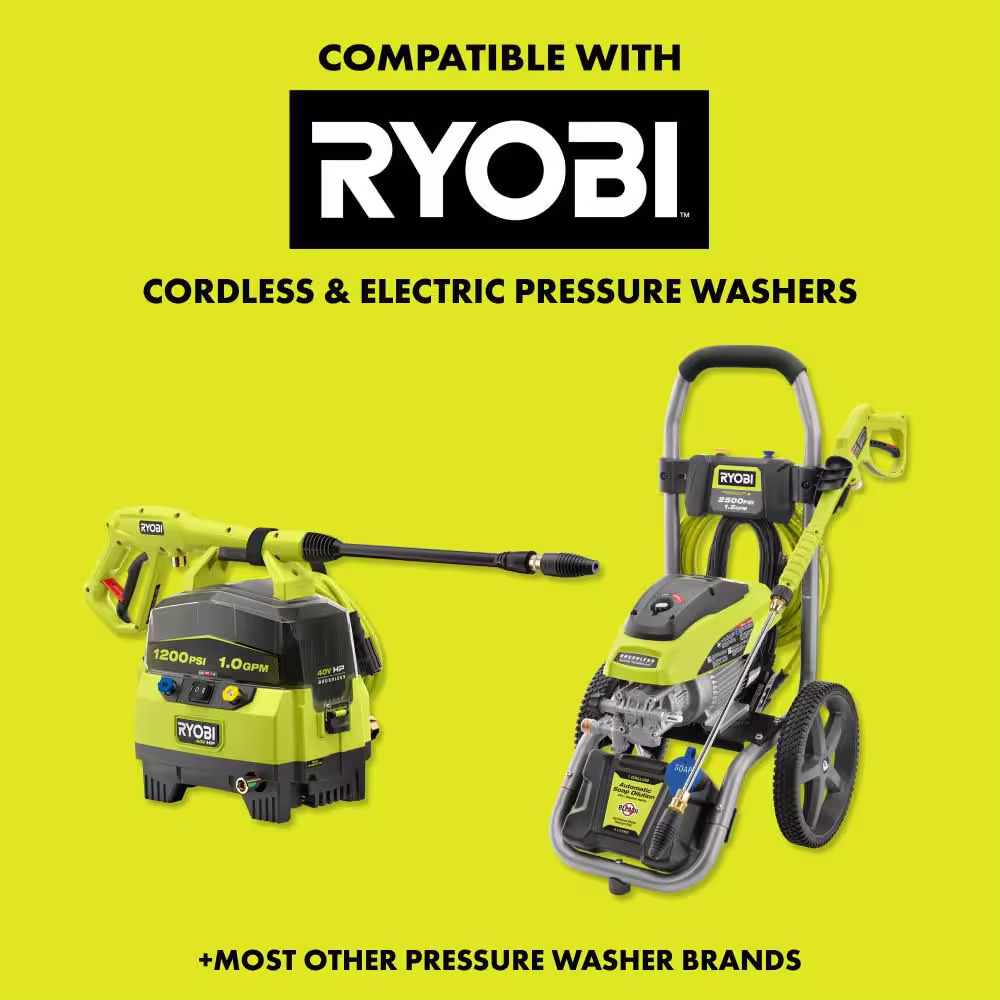 12 In. 3100 PSI Electric Pressure Washer Surface Cleaner with Caster Wheels