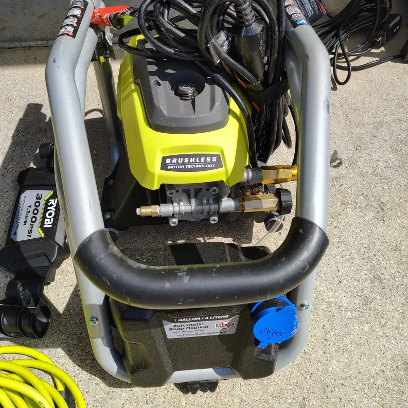 RYOBI 3000 PSI 1.1 GPM Cold Water Electric Pressure Washer RY