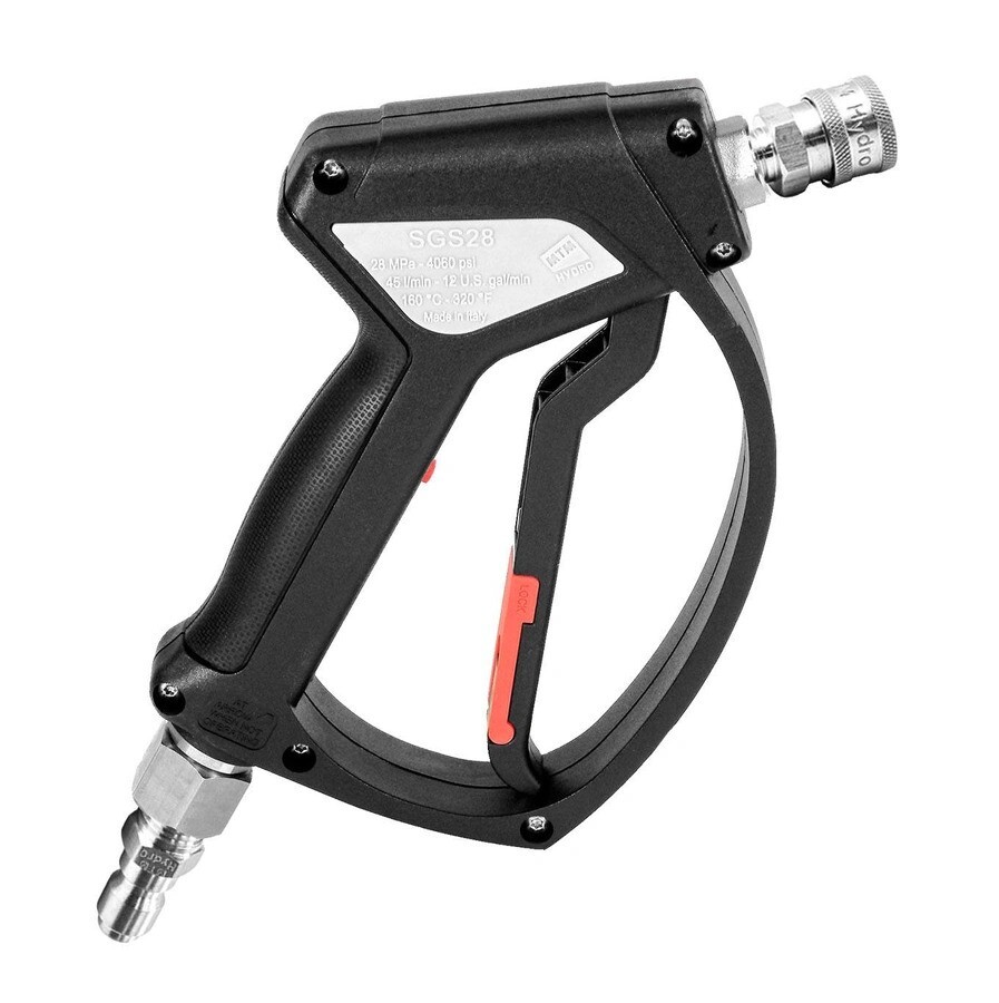 MTM Hydro SGS28 Stainless Steel Pressure Washer Gun / Swivel / SS Fittings