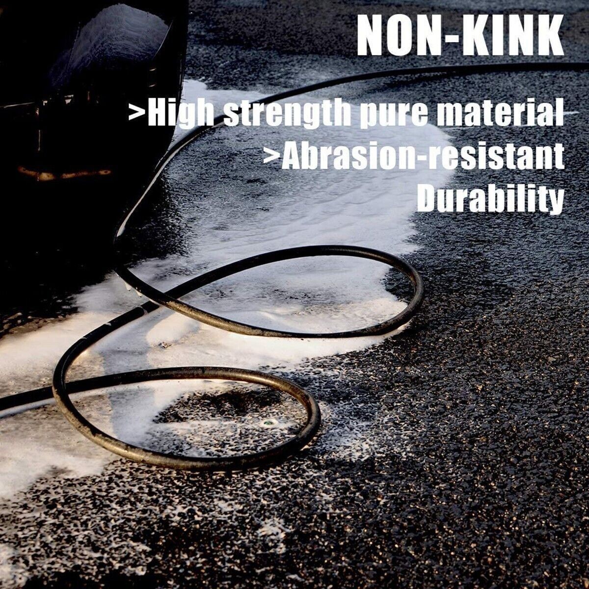 26FT 5800PSI High Pressure Washer Hose M22-14mm Power Washer Extension Hose New
