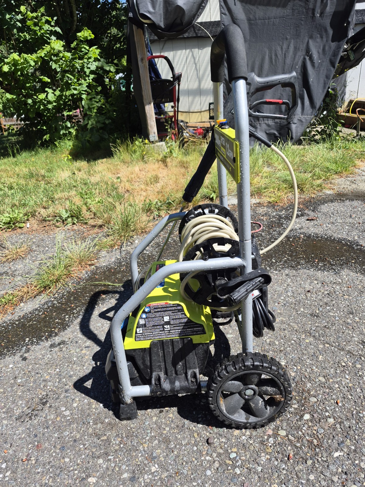 Ryobi 2000 PSI 1.2 GPM Corded Electric Pressure Washer w/ Hose Spray Gun