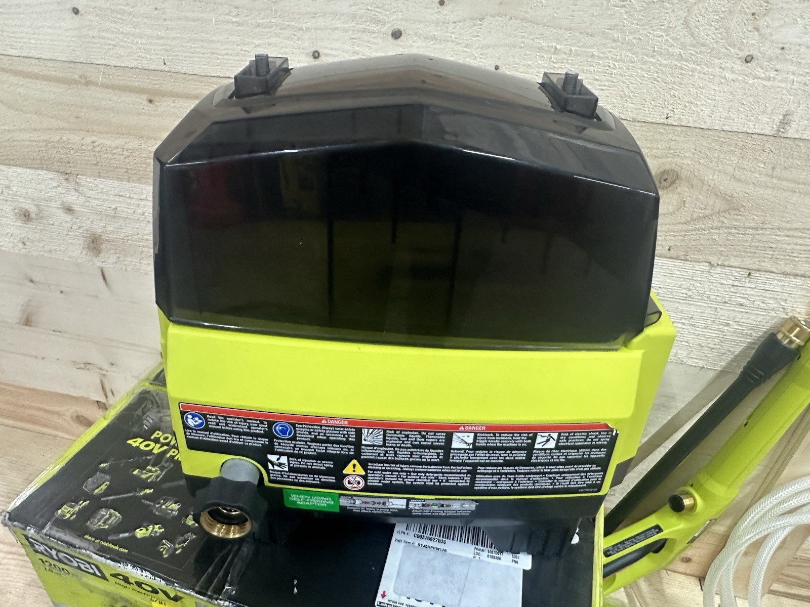 Ryobi 40V Brushless 1200PSI Pressure Washer RY40HPPW12B USED BPW-40T Tool Only