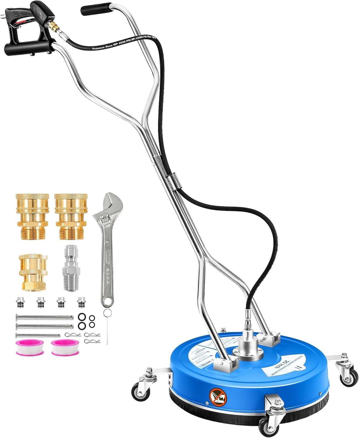 20” Pressure Washer Surface Cleaner, 4500 PSI Surface Cleaner Power Washing