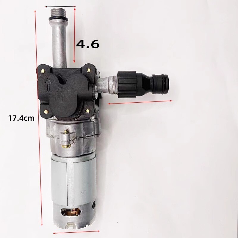 21V Zinc Alloy Plunger Pump Cordless High Pressure Cleaner Water Gun Motor