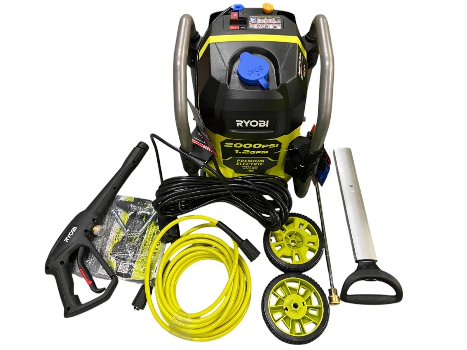 RYOBI 2000 PSI 1.2 GPM Cold Water Electric Pressure Washer